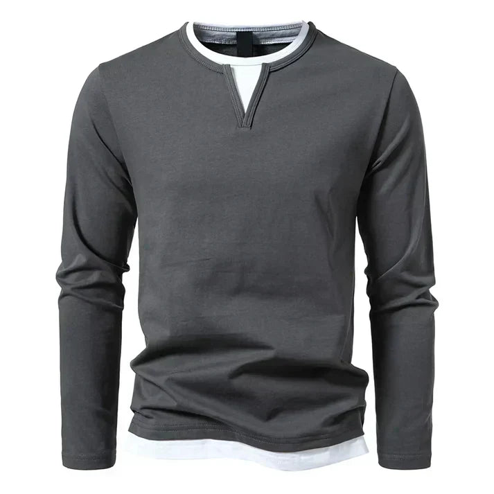 PATRICK | Premium Longsleeve van gekamd katoen