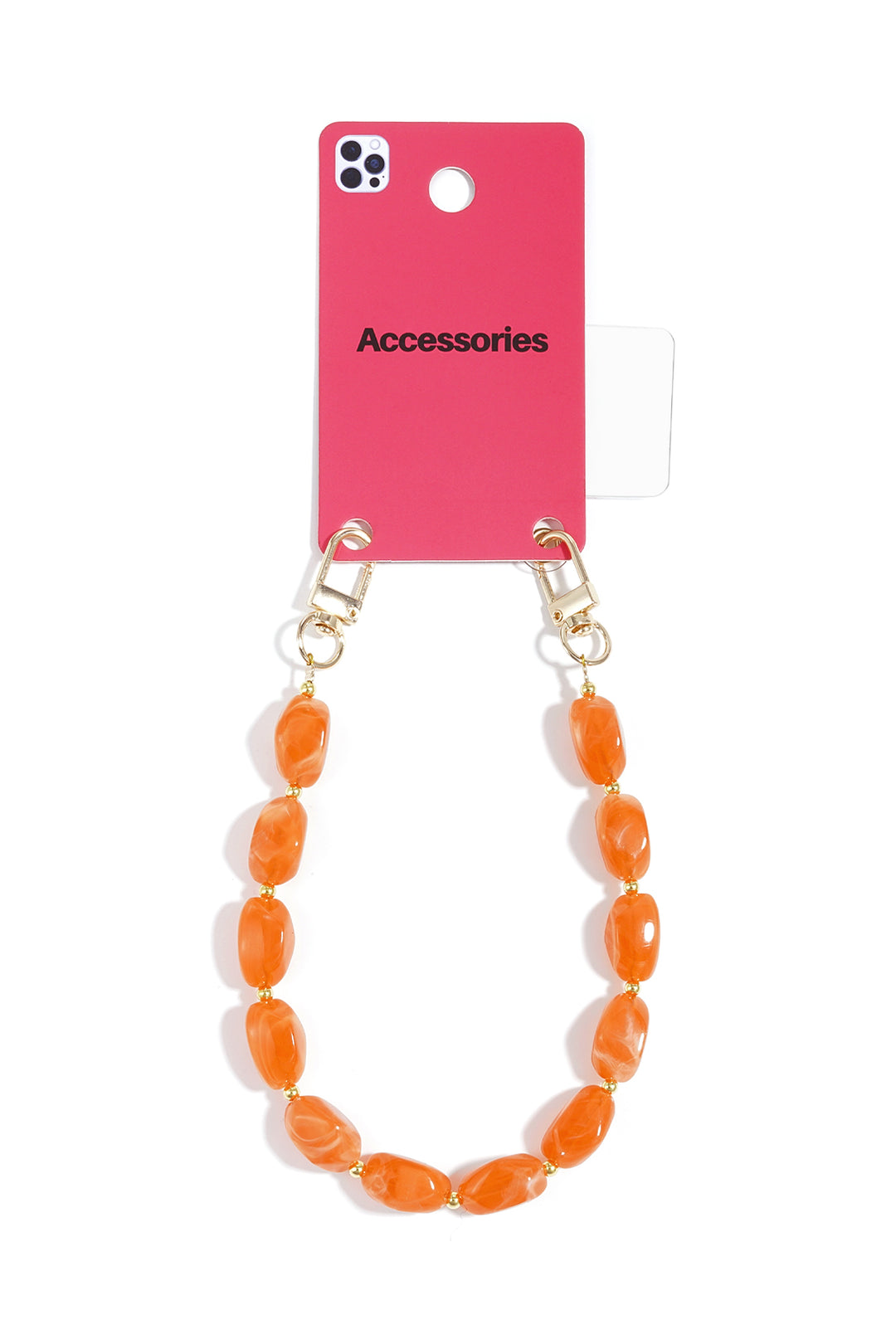 Telefoonketting met kralen, casual acryl, dagelijkse accessoires