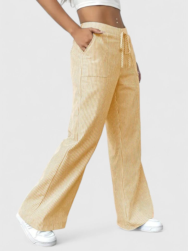NOMI | Ruime en comfortabele broeken met elegante details