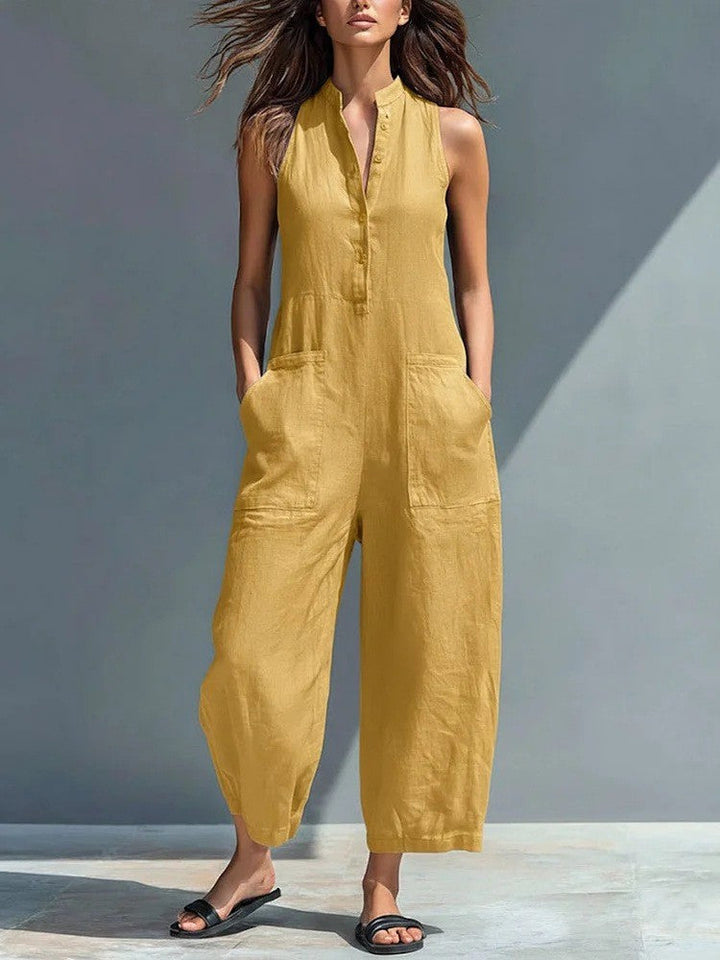 Lucinda | Elegante Mouwloze Jumpsuit