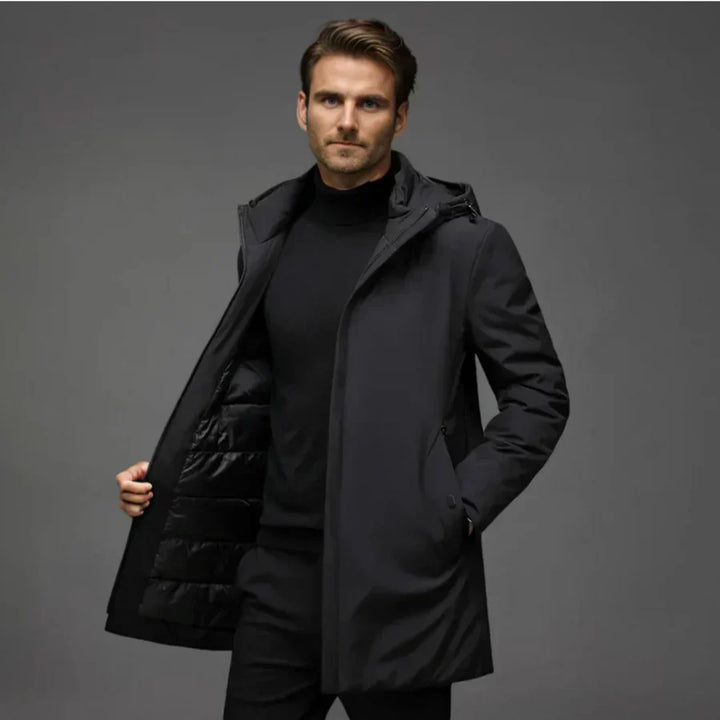 HUGO | Moderne en Warme Jas met Capuchon