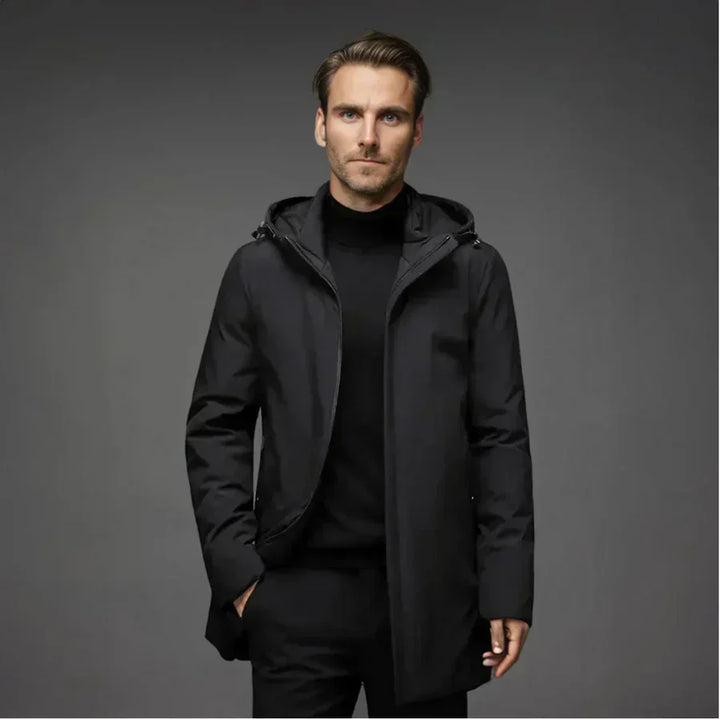 HUGO | Moderne en Warme Jas met Capuchon