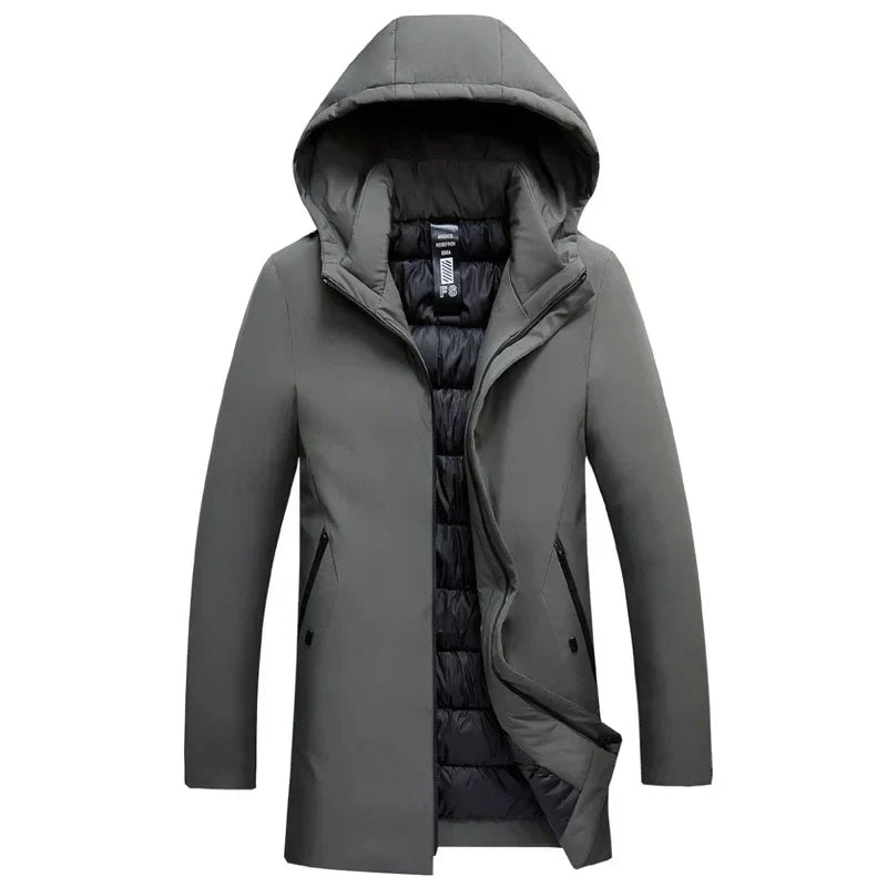 HUGO | Moderne en Warme Jas met Capuchon