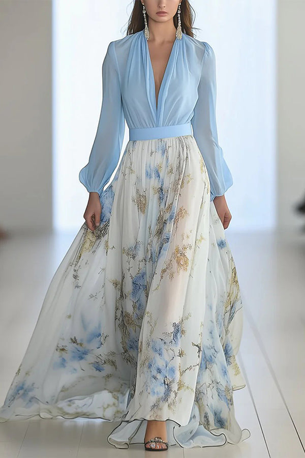 NINA | Elegante Maxi Jurk met Flatterende Pasvorm