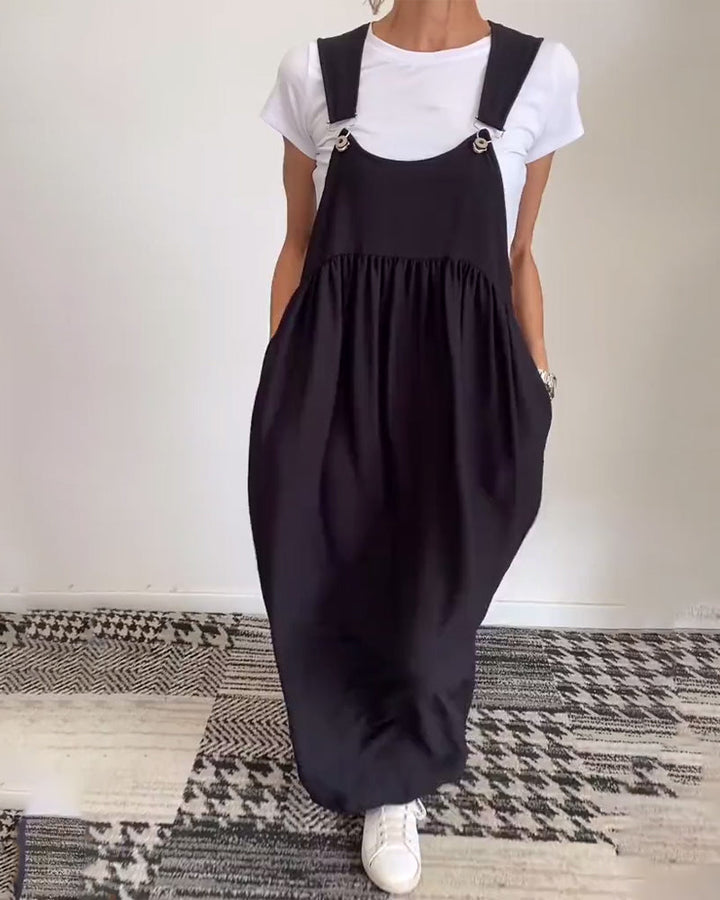 KARA | Casual-Chic Mouwloos Vloeiend Jurk