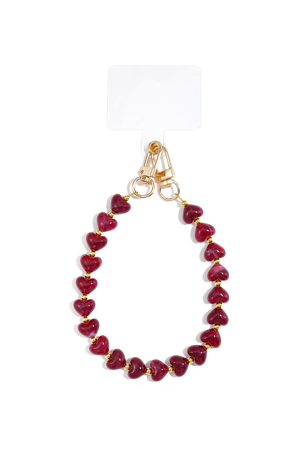 Telefoonketting met hartje, casual, acryl, dagelijkse accessoires
