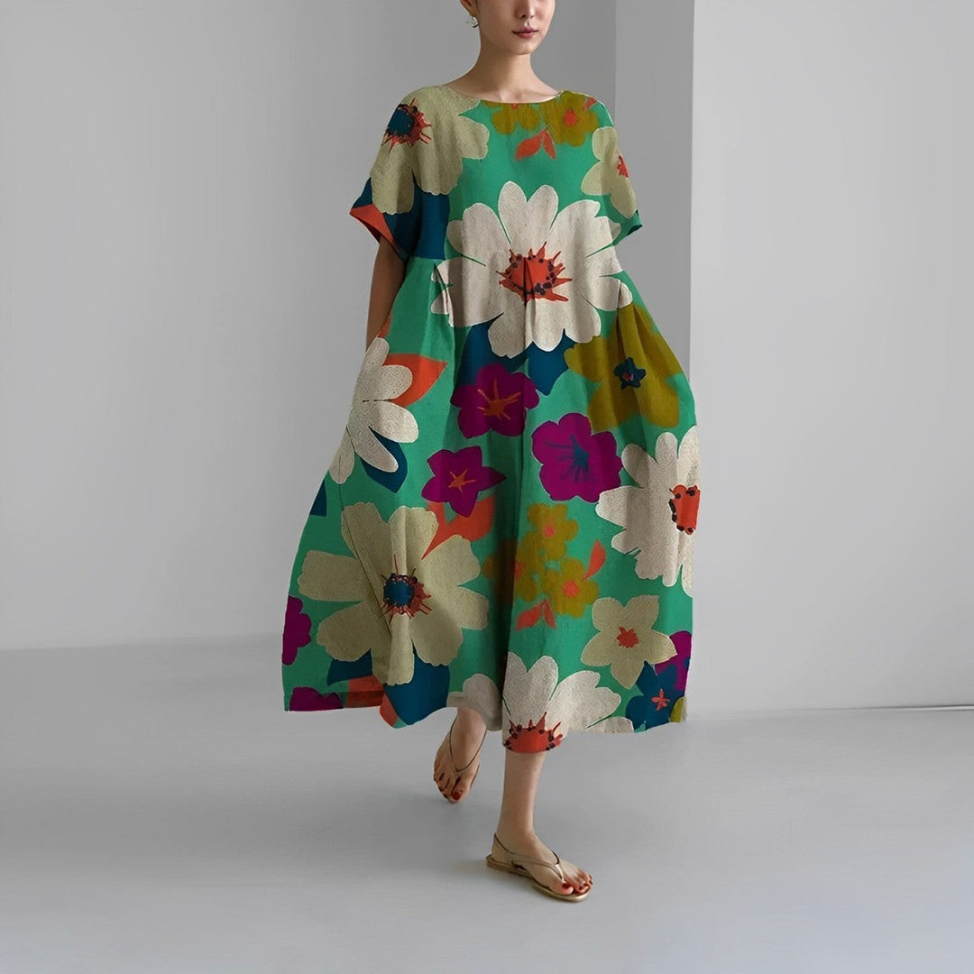 KIM | Bohemian Bloemenjurk voor een Natuurlijke en Romantische Stijl