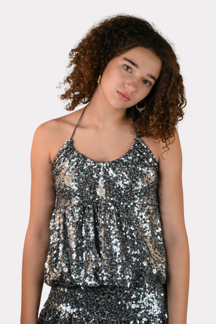 Forever young top - zilver