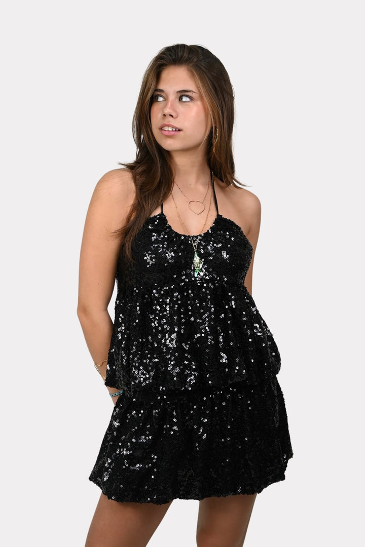 Forever young top - zwart