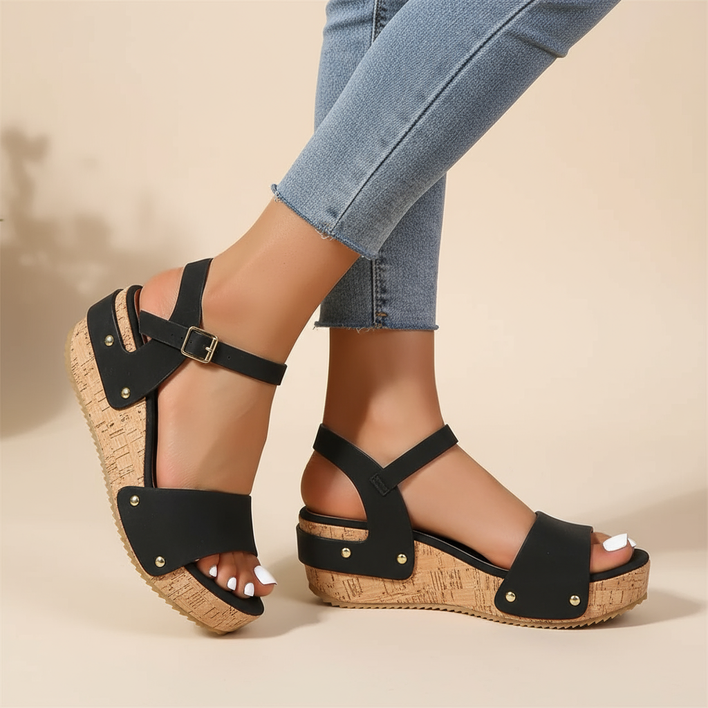 Daniela – Elegante Wedgesandalen