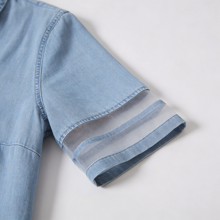 Serena | Elegante & Comfortabele Denim Jurk (ALLEEN VANDAAG 50% KORTING)
