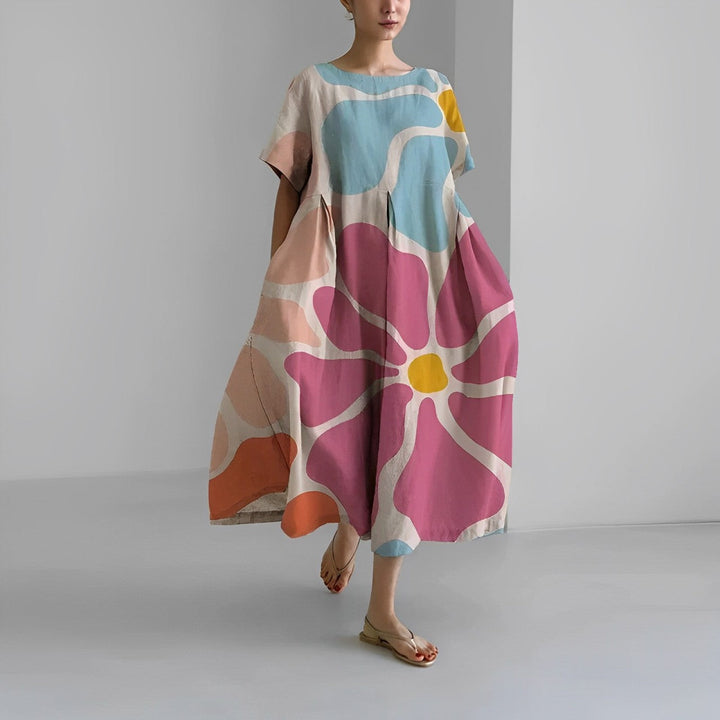 KIM | Bohemian Bloemenjurk voor een Natuurlijke en Romantische Stijl