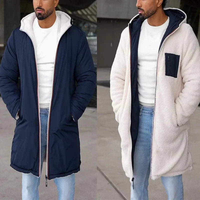 ECHO | Elegante en modieuze omkeerbare jas