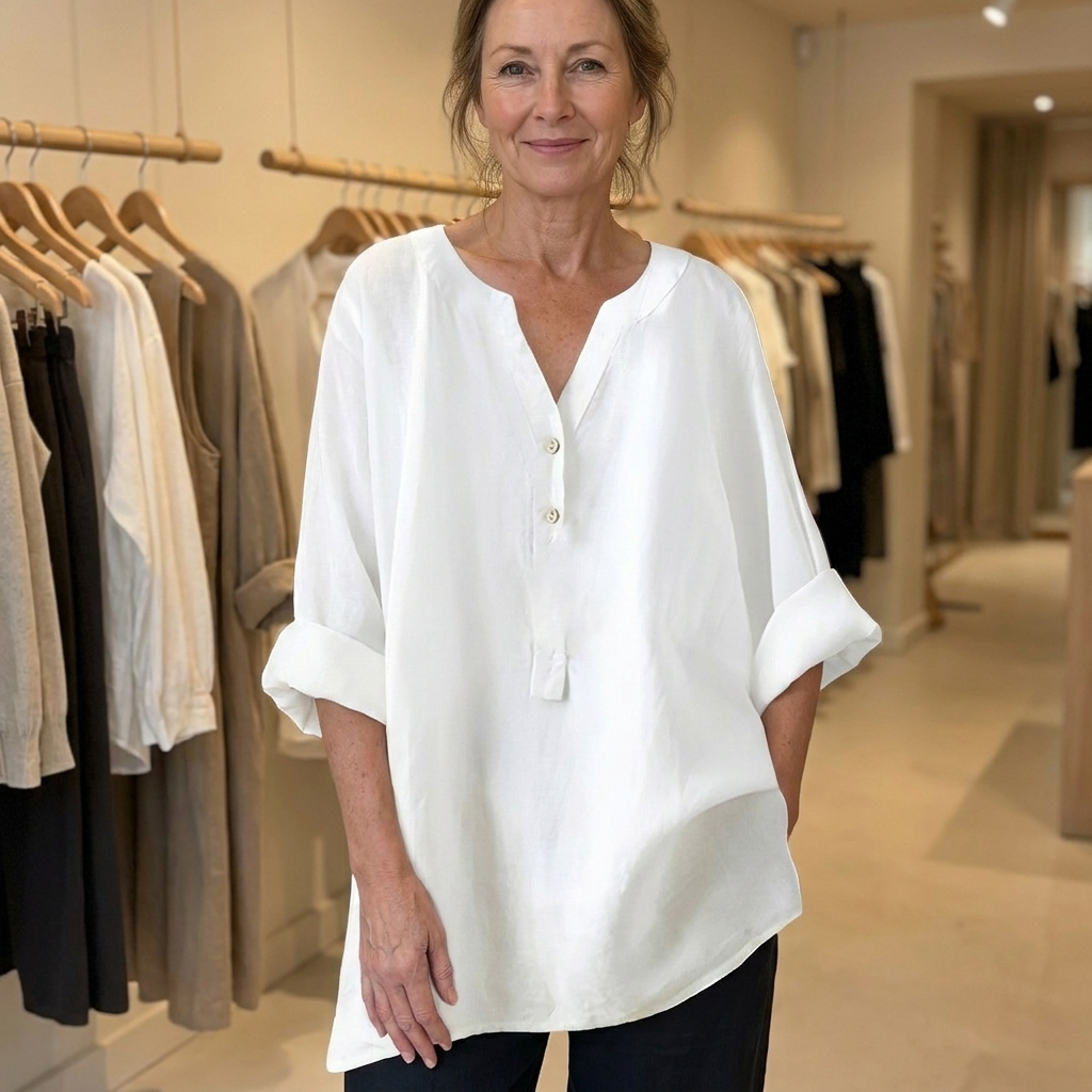ANJA™ | Relaxed Fit Shirt | Fris & Vrij de Zomer Door