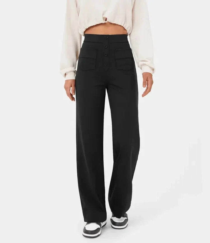 Hoge taille casual elastische broeken