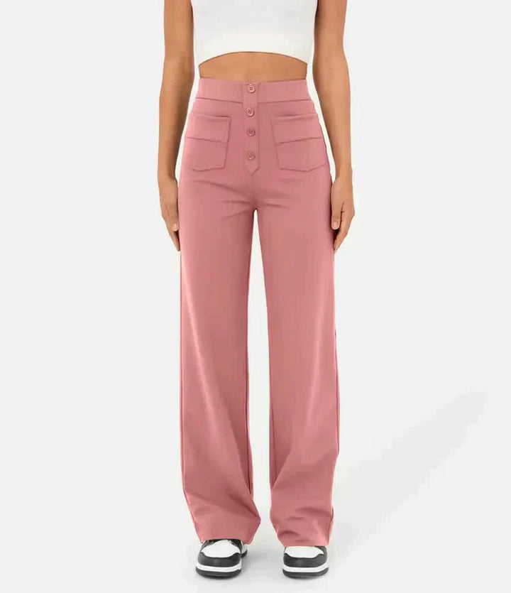 Hoge taille casual elastische broeken