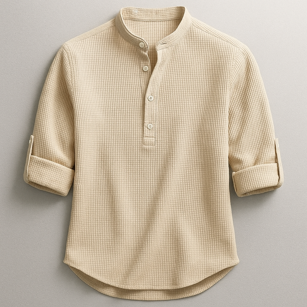 Henri | Shirt met oprolbare lange mouwen