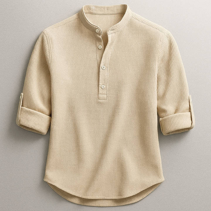 Henri | Shirt met oprolbare lange mouwen