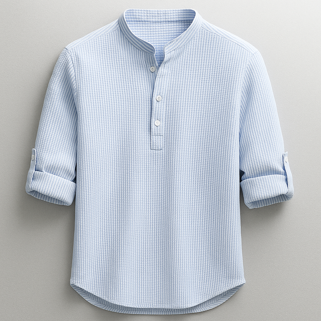 Henri | Shirt met oprolbare lange mouwen