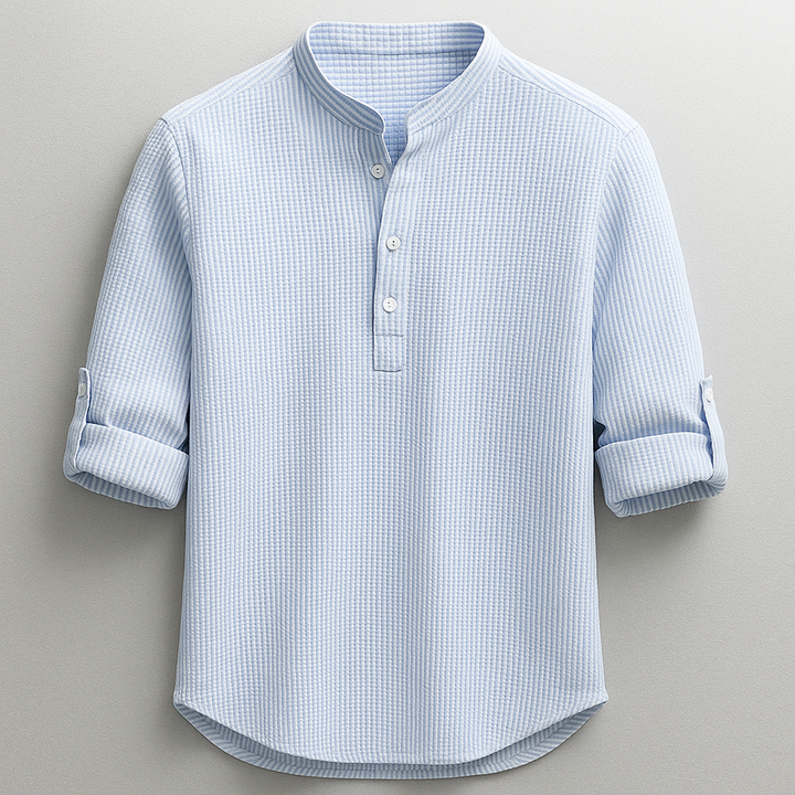 Henri | Shirt met oprolbare lange mouwen