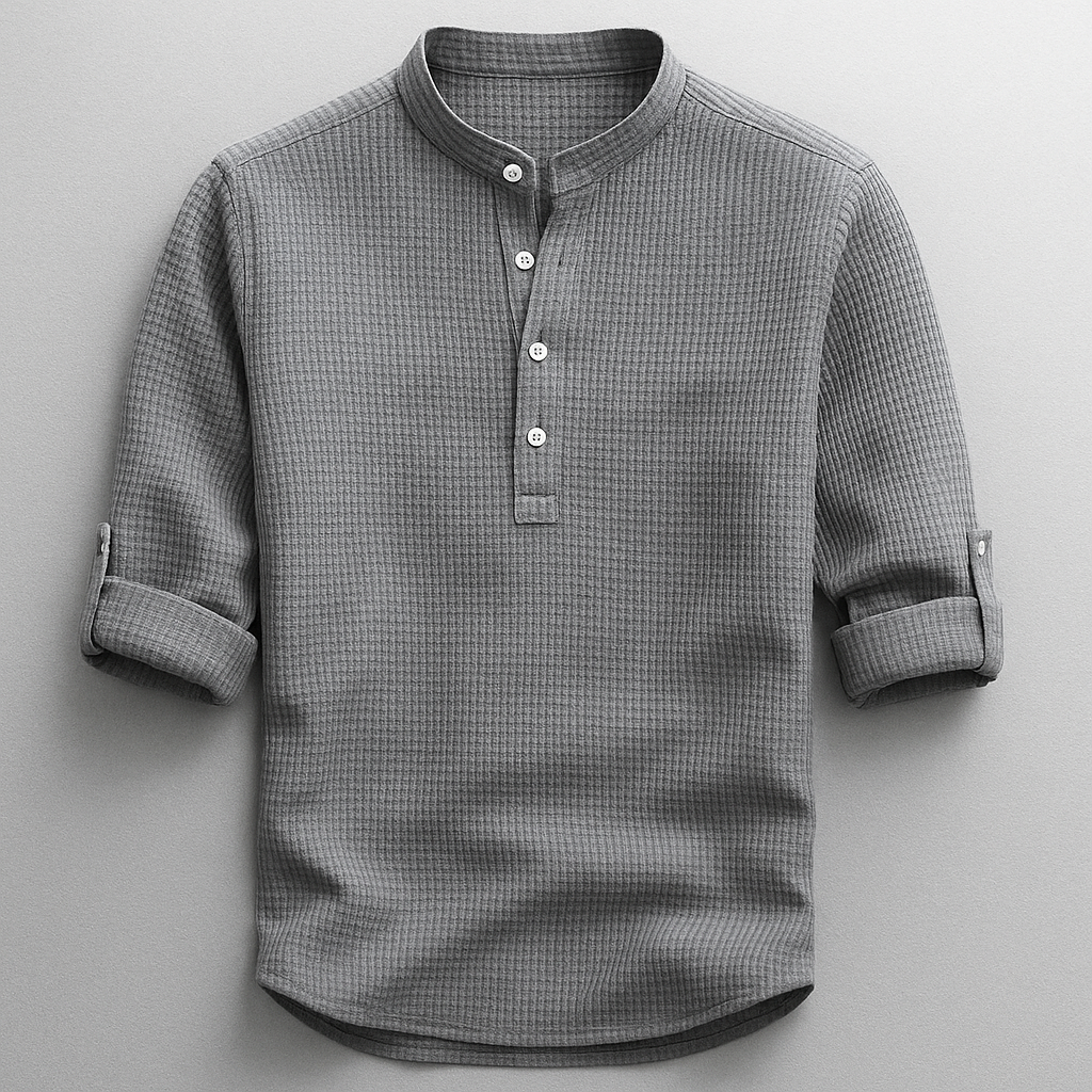 Henri | Shirt met oprolbare lange mouwen