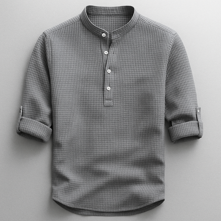 Henri | Shirt met oprolbare lange mouwen