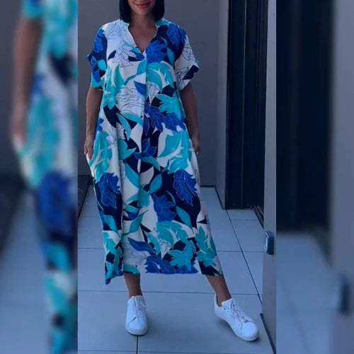 MARA | Elegante Bloemenjurk voor een Gracieus en Vrouwelijk Stijl