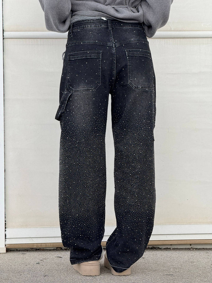 LUNO | Wijde jeans voor dames – Modecomfort met een sprankelend accent