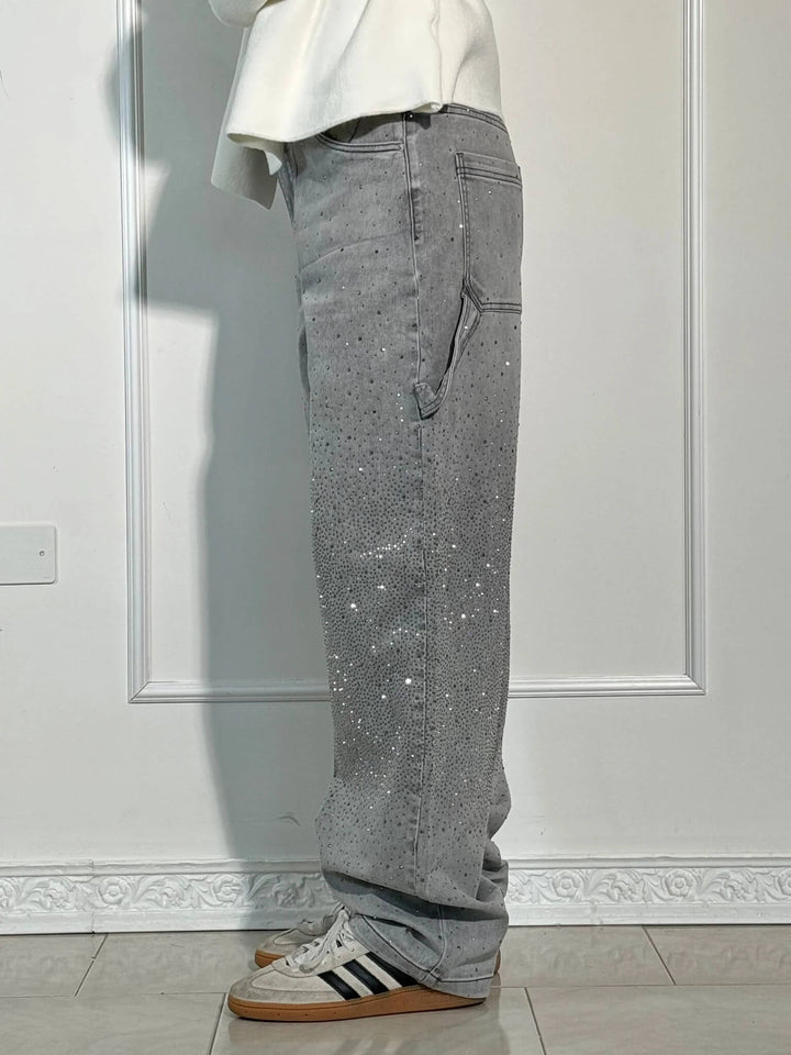 LUNO | Wijde jeans voor dames – Modecomfort met een sprankelend accent