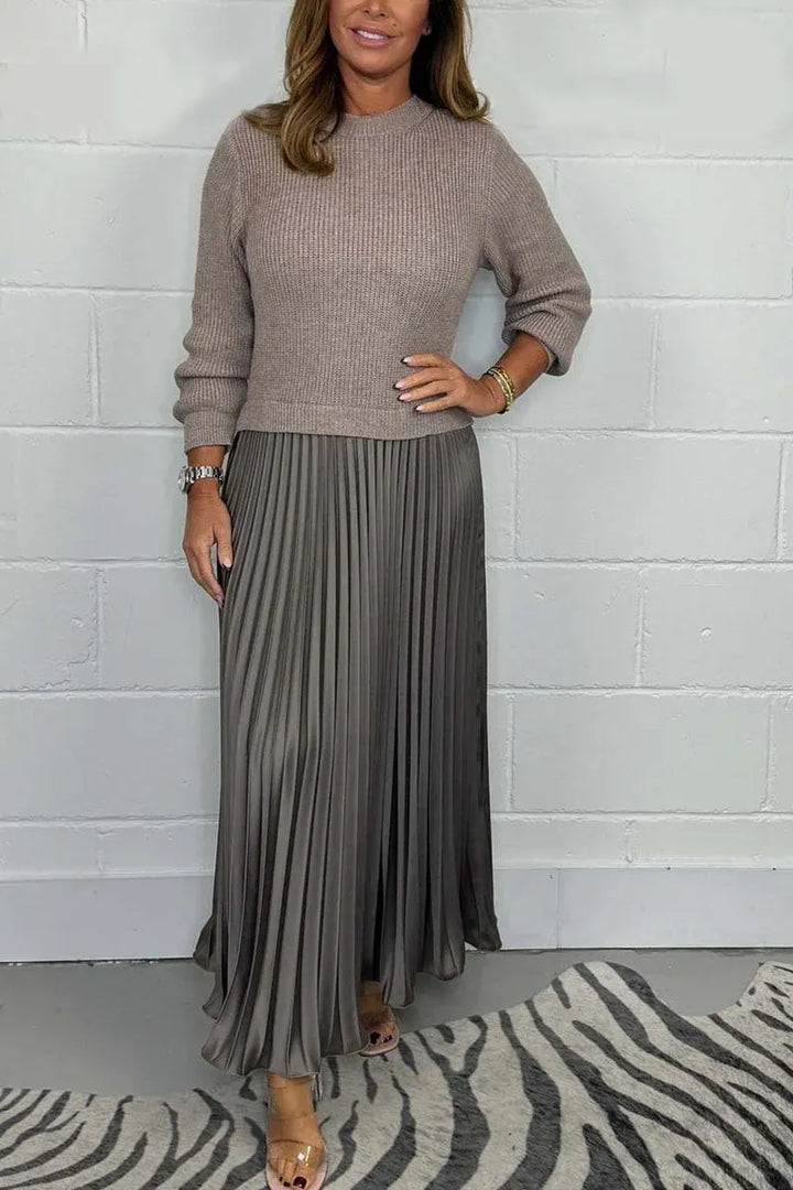 HANNA | Maxi Jurk Vrouwelijk Comfort en Elegante Stijl voor een Verfijnde Daily Look