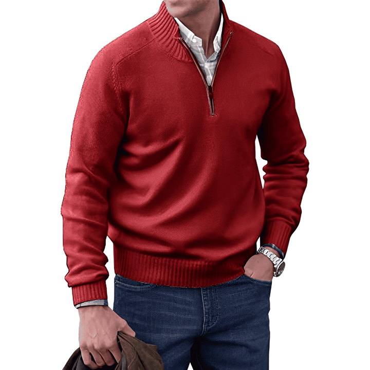 APEX | Comfortabele en elegante wintertrui met rits