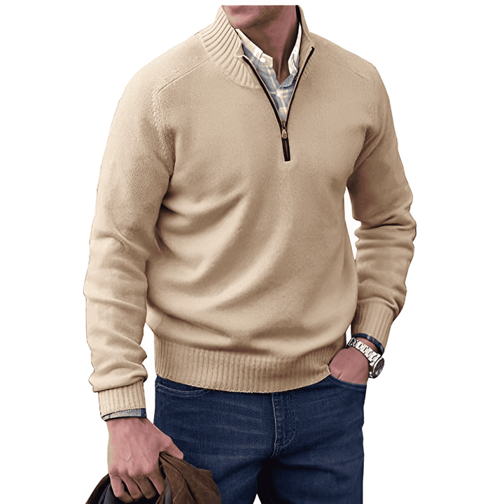 APEX | Comfortabele en elegante wintertrui met rits