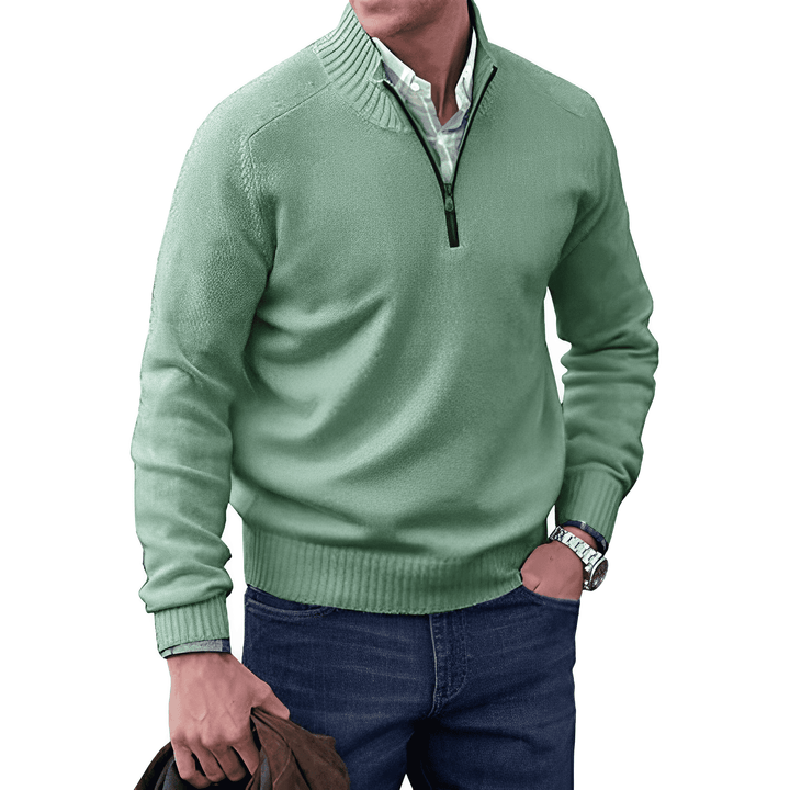 APEX | Comfortabele en elegante wintertrui met rits