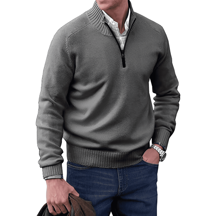APEX | Comfortabele en elegante wintertrui met rits