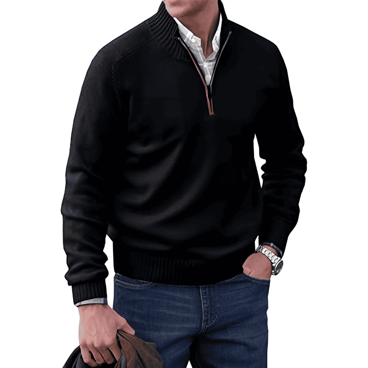 APEX | Comfortabele en elegante wintertrui met rits
