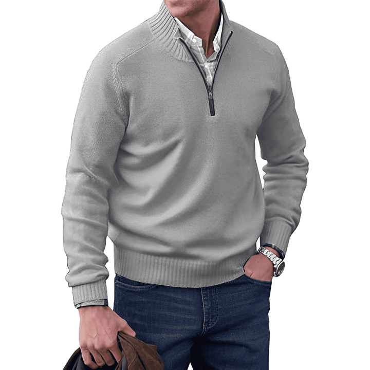 APEX | Comfortabele en elegante wintertrui met rits