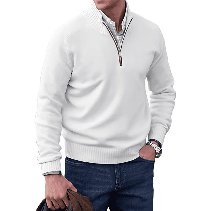 APEX | Comfortabele en elegante wintertrui met rits