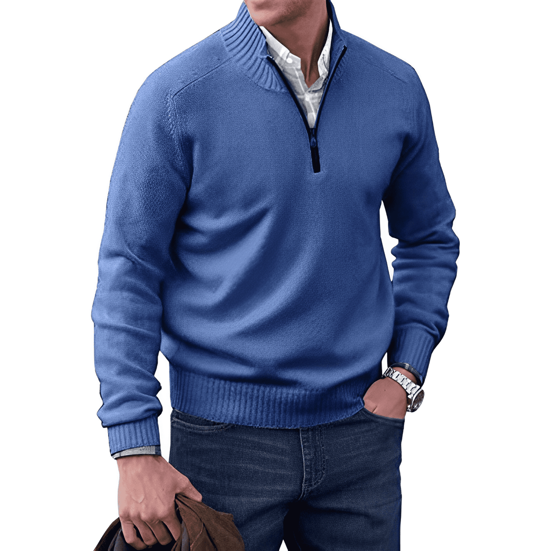 APEX | Comfortabele en elegante wintertrui met rits