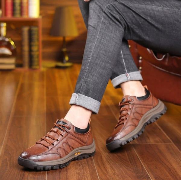 LOU | Comfortabele Herenschoenen met Antislip Grip