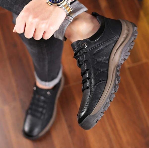 LOU | Comfortabele Herenschoenen met Antislip Grip