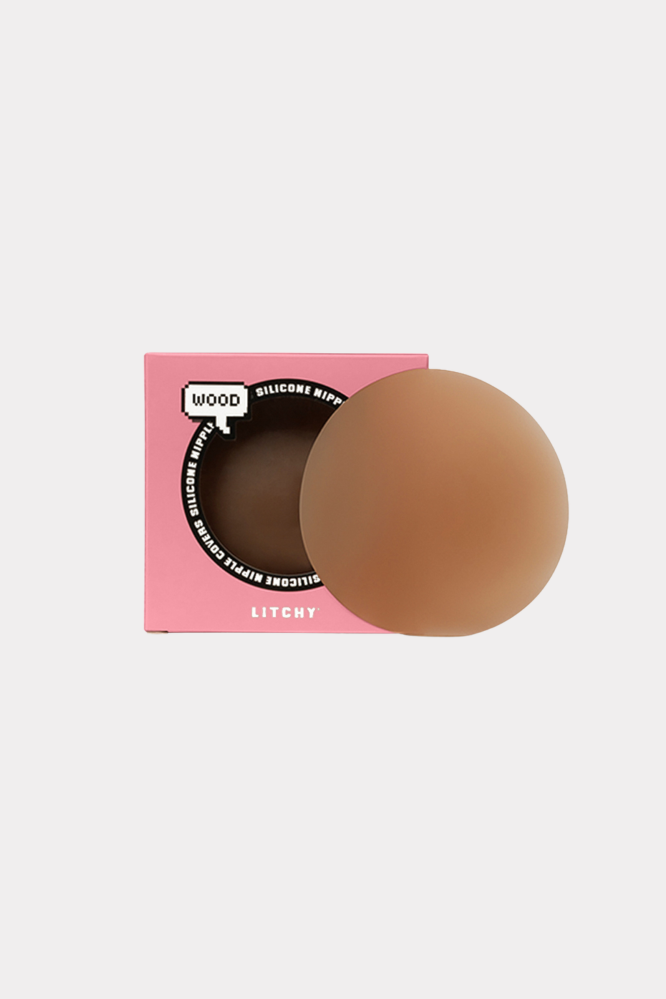 Silicone Nipplecover Litchy - Wood