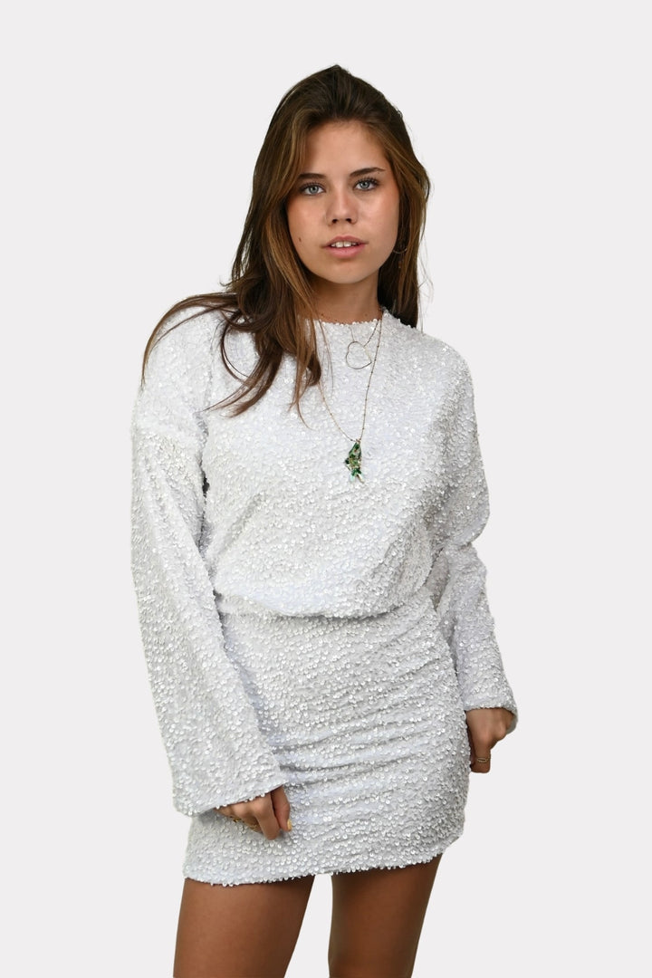 London dress - wit