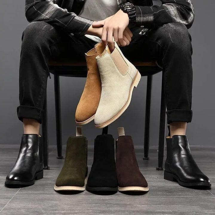 COSMO | Suède Chelsea Boots
