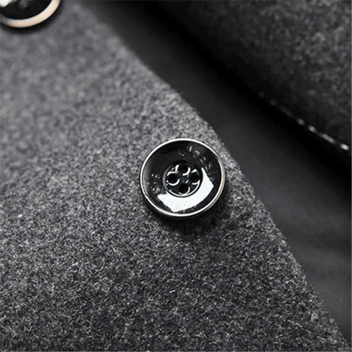 DYLAN | Herenjas Slim Fit met Mandarijnkraag en Tijdloze Elegantie voor Koude Dagen