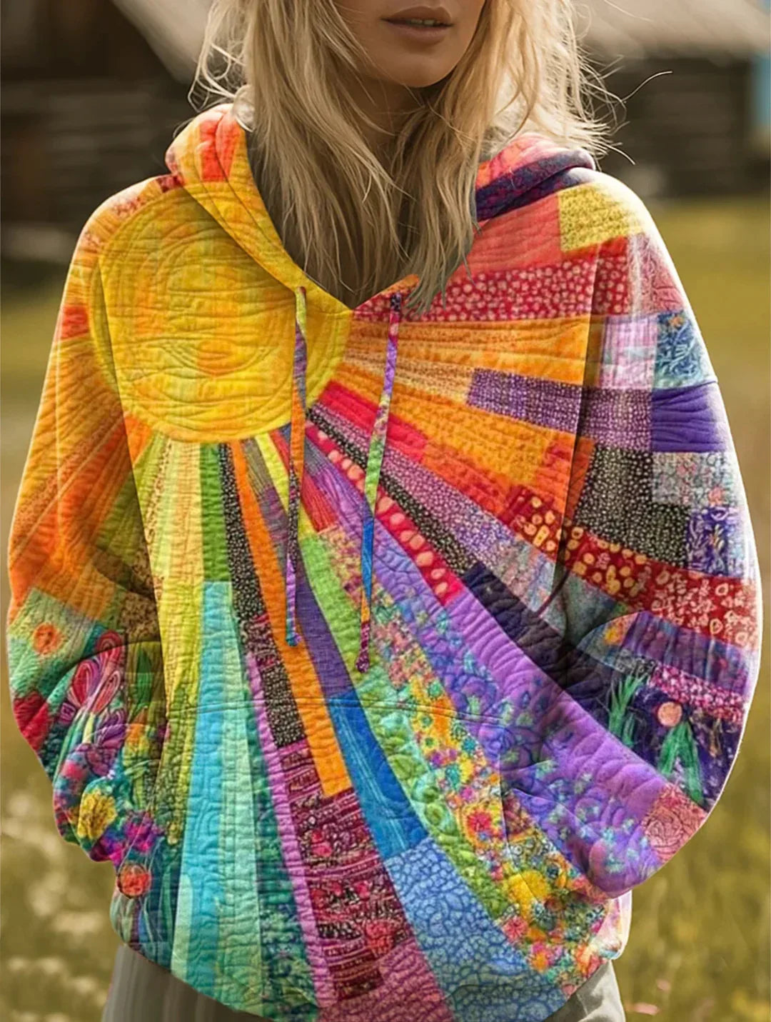 ALURA | Artistieke Hoodie met Expressief Comfort en Dagelijkse Stijl