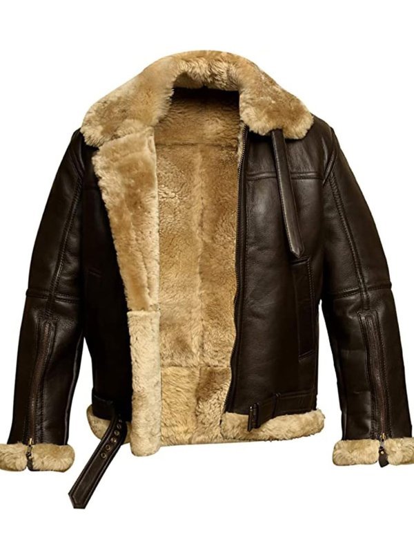 DEAN | Elegante en warme leren jas voor de winter