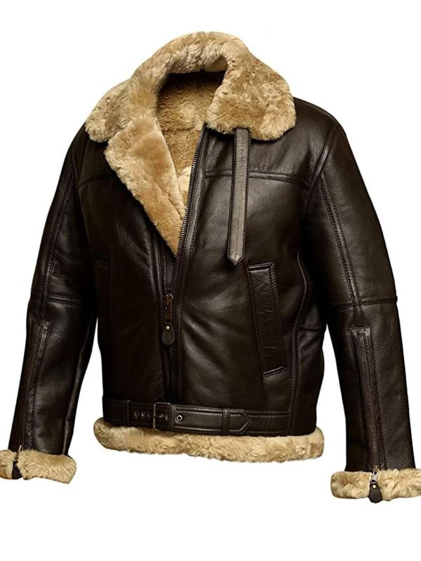 DEAN | Elegante en warme leren jas voor de winter