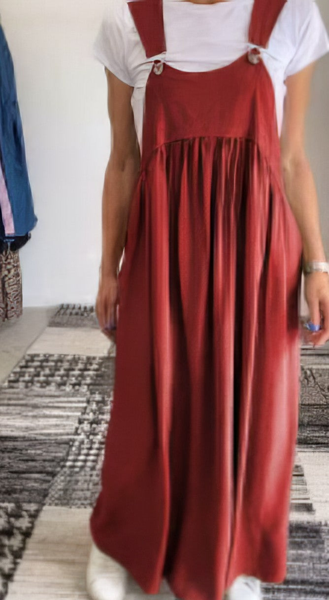 KARA | Casual-Chic Mouwloos Vloeiend Jurk