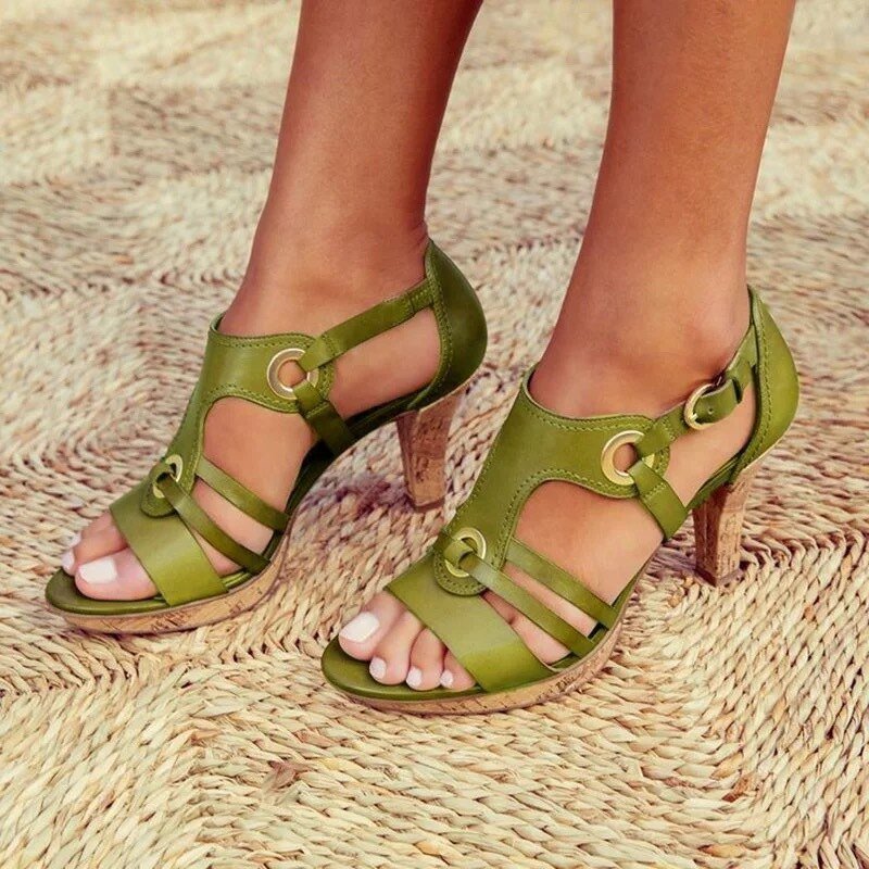 LARA | Sandalen met Stabiele Hak voor Verfijnd Comfort en Veelzijdige Stijl