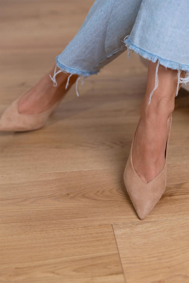 IRIS™ | Décolleté Slingback Nudo